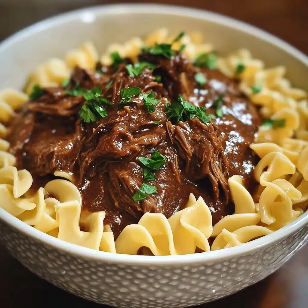 Slow Cooker Beef & Noodles Recipe - Recipe Image