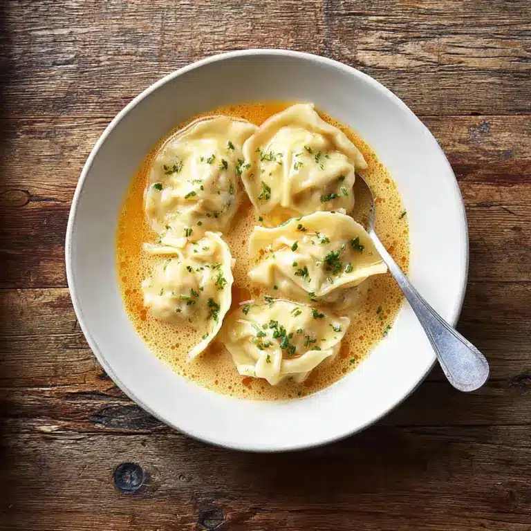 Thai Coconut Curry Dumpling Soup Recipe