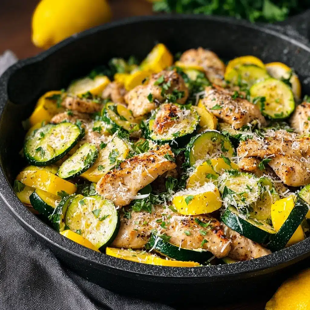 Healthy Chicken Breast with Zucchini and Squash Recipe - Recipe Image