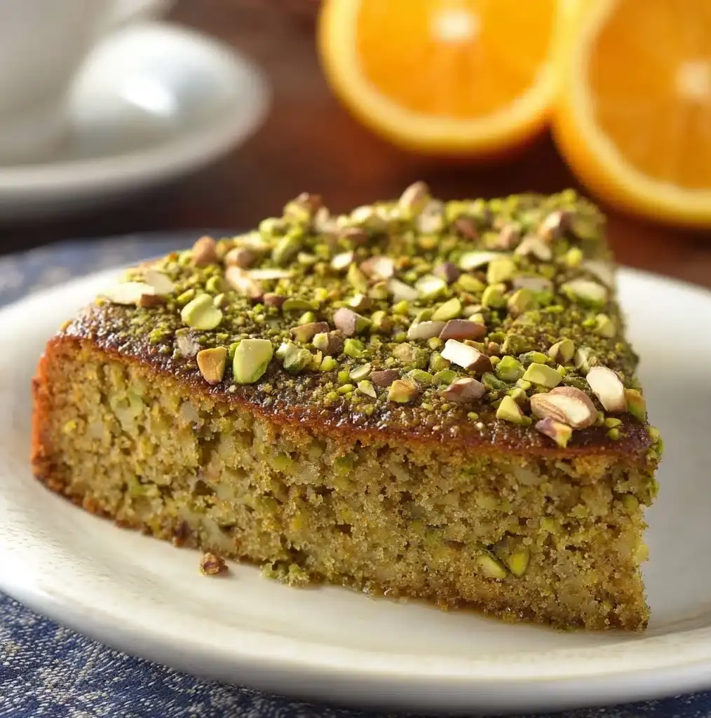 Flourless Orange Pistachio Cake Recipe