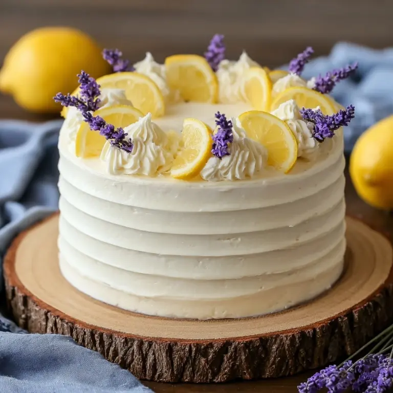 Lemon Lavender Cake Recipe