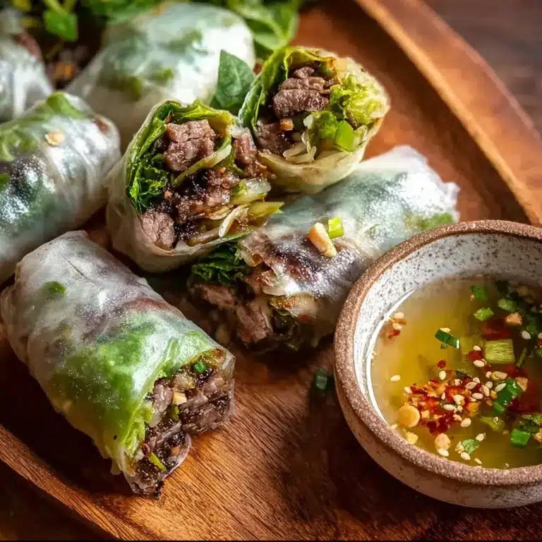 Thai Basil Beef Rolls: An Amazing Ultimate 5-Ingredient Dinner