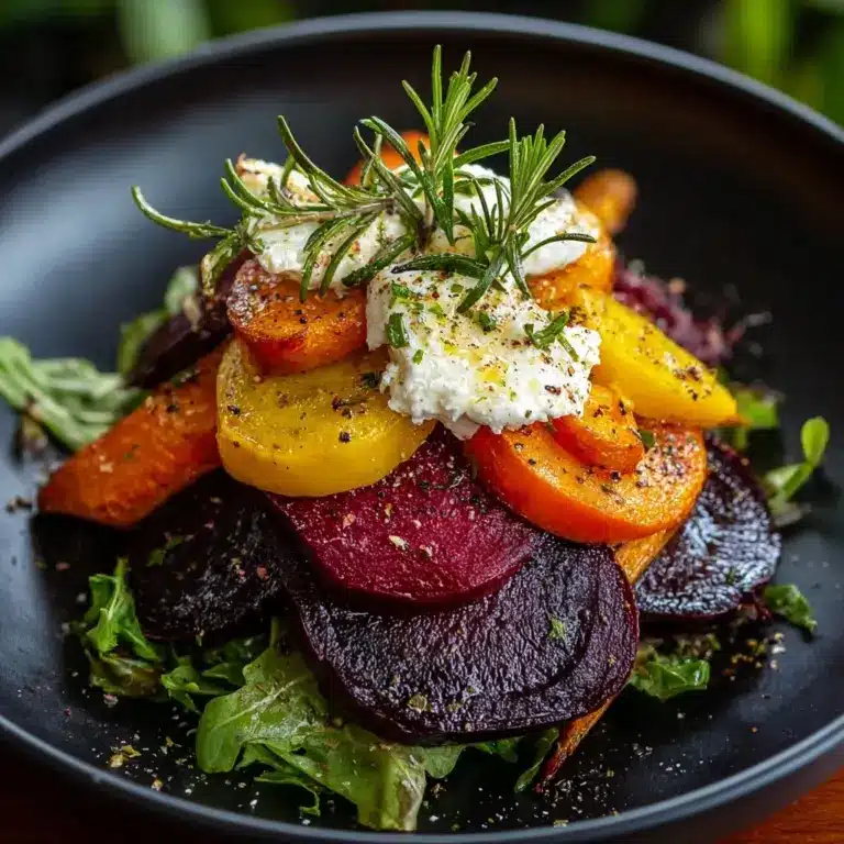 Roasted Beets and Carrots Salad with Burrata Recipe
