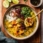 Chicken Curry with Crispy Shallot Basil Oil Recipe