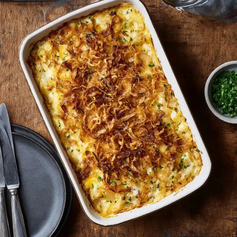 French Onion Funeral Potatoes Recipe