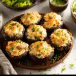 Stuffed Mushrooms With Cream Cheese And Cheddar Recipe