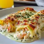 Shrimp & Crab Alfredo Lasagna Roll-Ups You’ll Crave Recipe