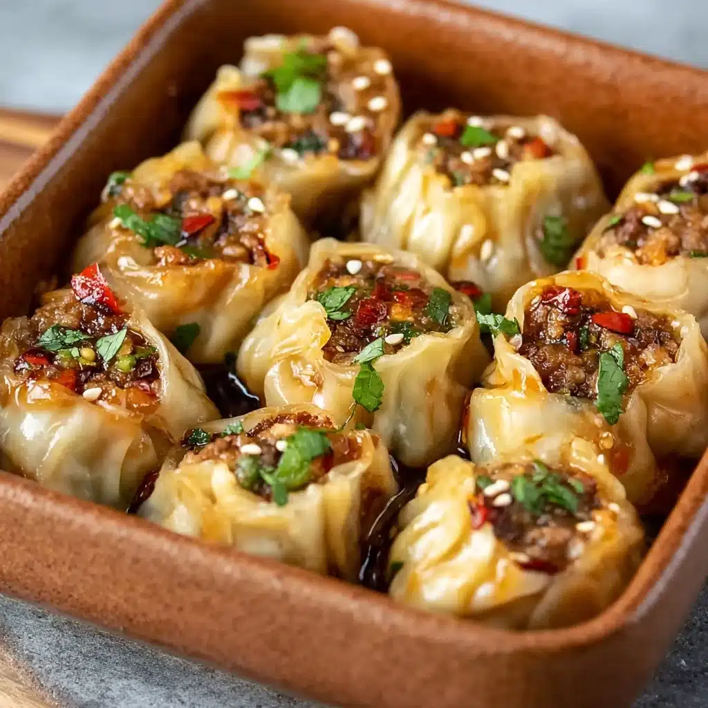 Spicy Beef Dumpling Rolls Recipe - Recipe Image
