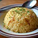 Rich and Savory Golden Onion Butter Rice