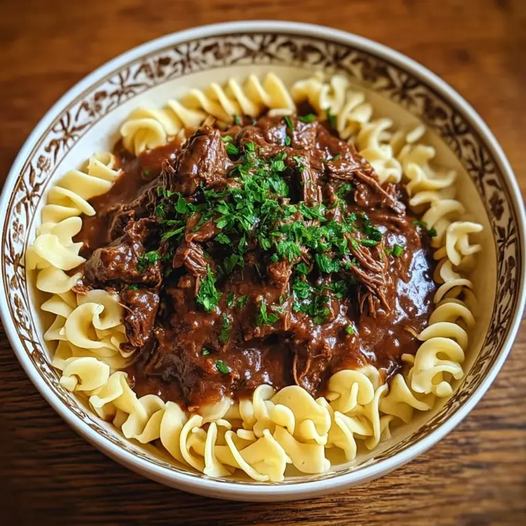 Slow Cooker Beef & Noodles Recipe