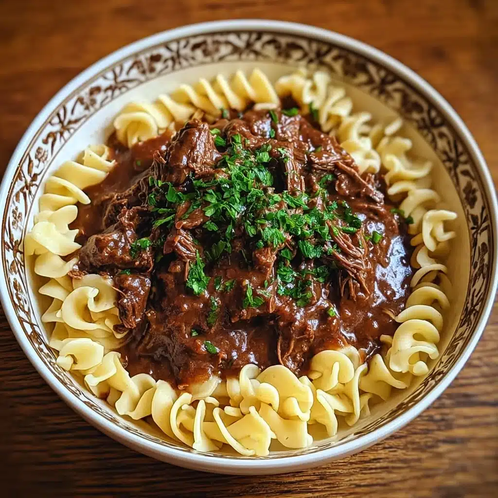 Slow Cooker Beef & Noodles Recipe - Recipe Image