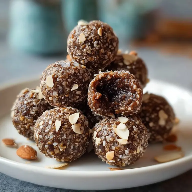 Delicious Almond Joy Energy Balls for Guilt-Free Snacking Recipe