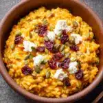 Baked Pumpkin Goat Cheese Risotto Recipe