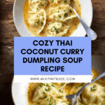 Thai Coconut Curry Dumpling Soup Recipe
