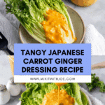 Japanese Carrot Ginger Dressing (Restaurant-Style) Recipe