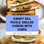 Crispy Dill Pickle Grilled Cheese Sandwich Recipe