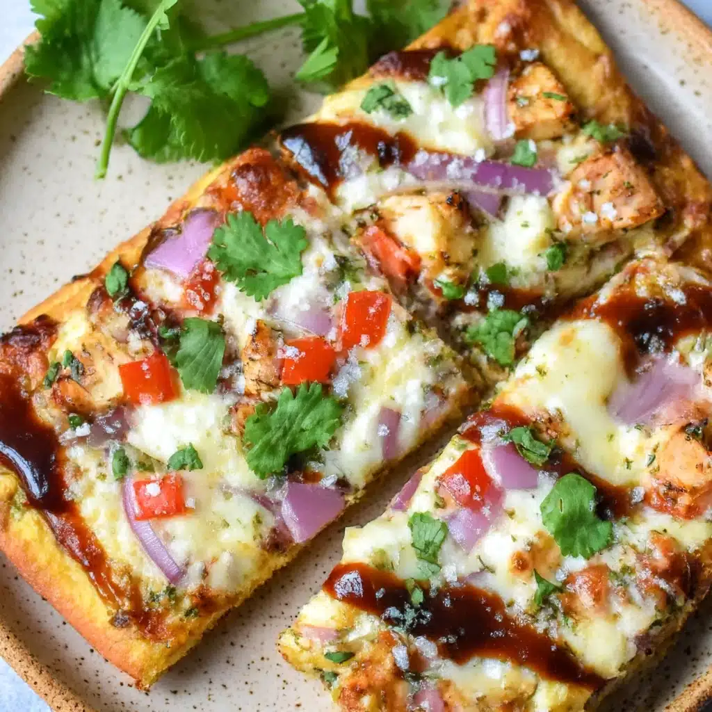 BBQ Chicken Flatbread Recipe - Recipe Image