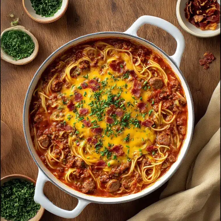 One Pot Cowboy Spaghetti Recipe