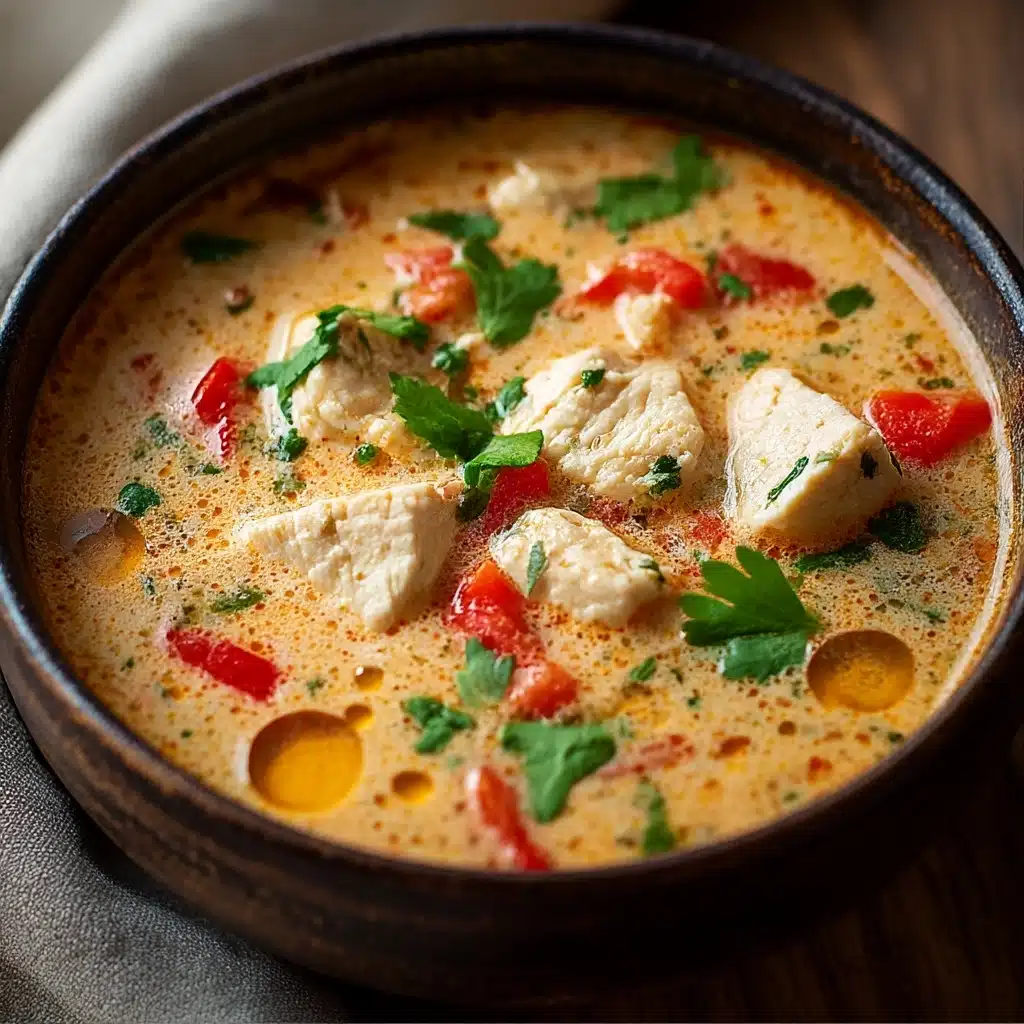 Crock Pot Creamy Chicken Parmesan Soup Recipe - Recipe Image