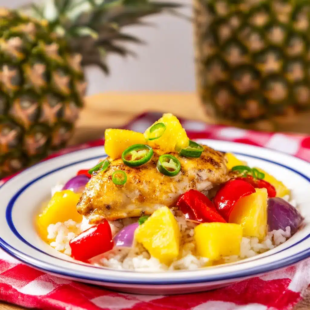 Crockpot Pineapple Brown Sugar Chicken Recipe - Recipe Image