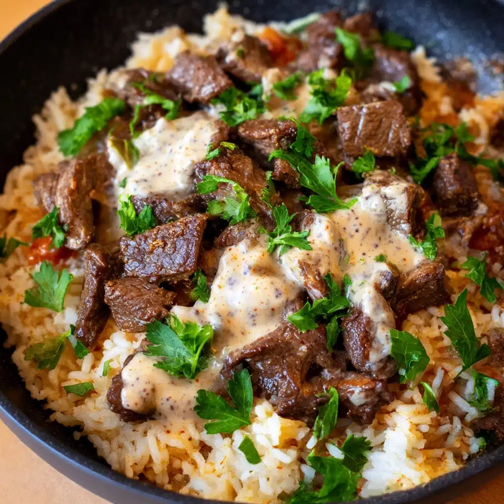 Steak Queso Rice Recipe - Recipe Image