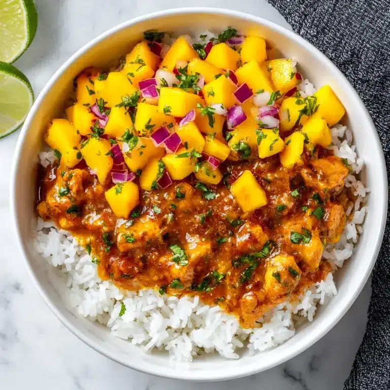 Crockpot Mango Salsa Chicken Recipe