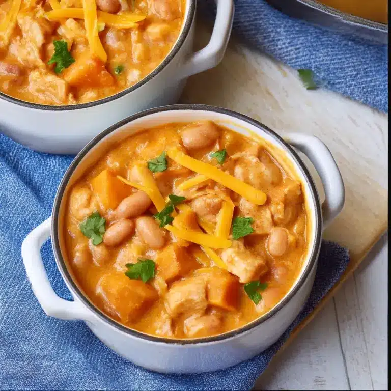 White Cheddar Apple Chicken Chili Recipe