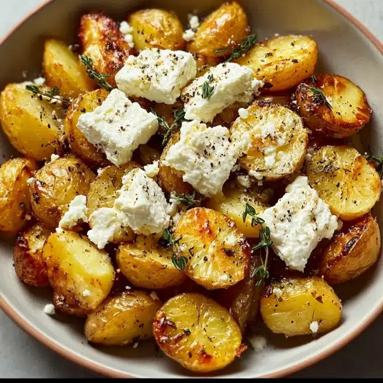 Healthy Baked Feta Potatoes : Easy Potatoes Recipe