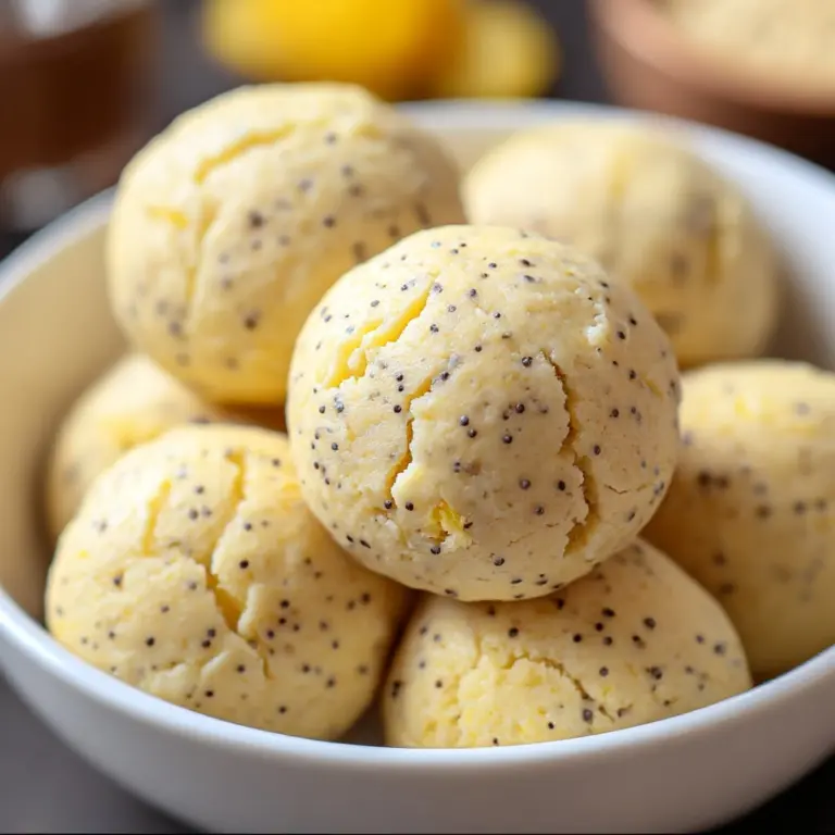 Lemon Poppy Seed Bites: Easy Recipe for Delicious Treats Recipe