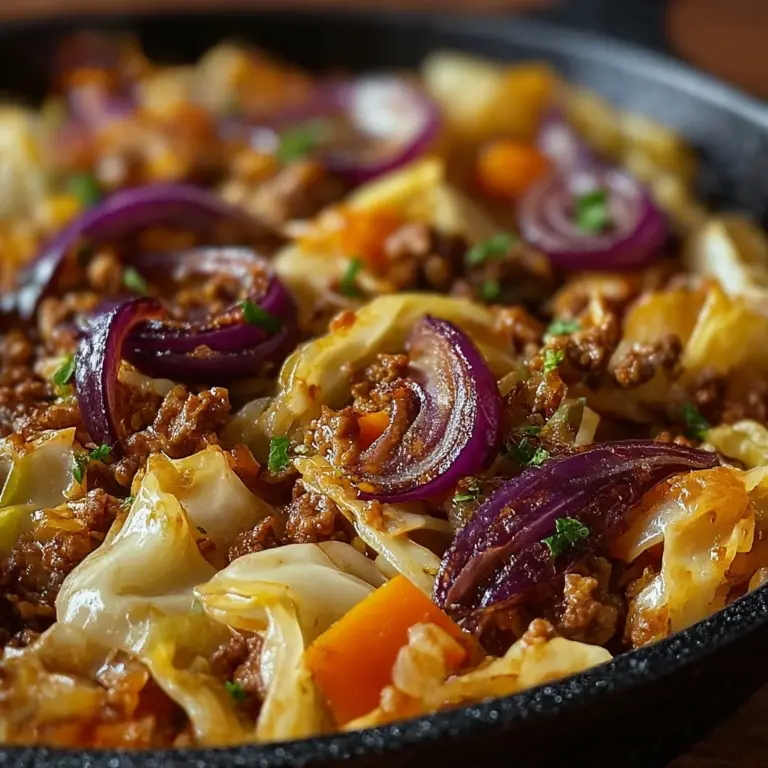 Cabbage and Ground Beef Recipe