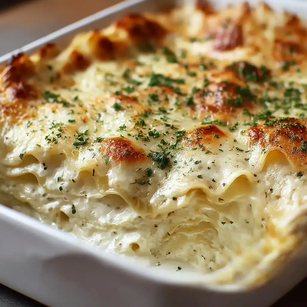 White Cheese Chicken Lasagna Recipe - Recipe Image