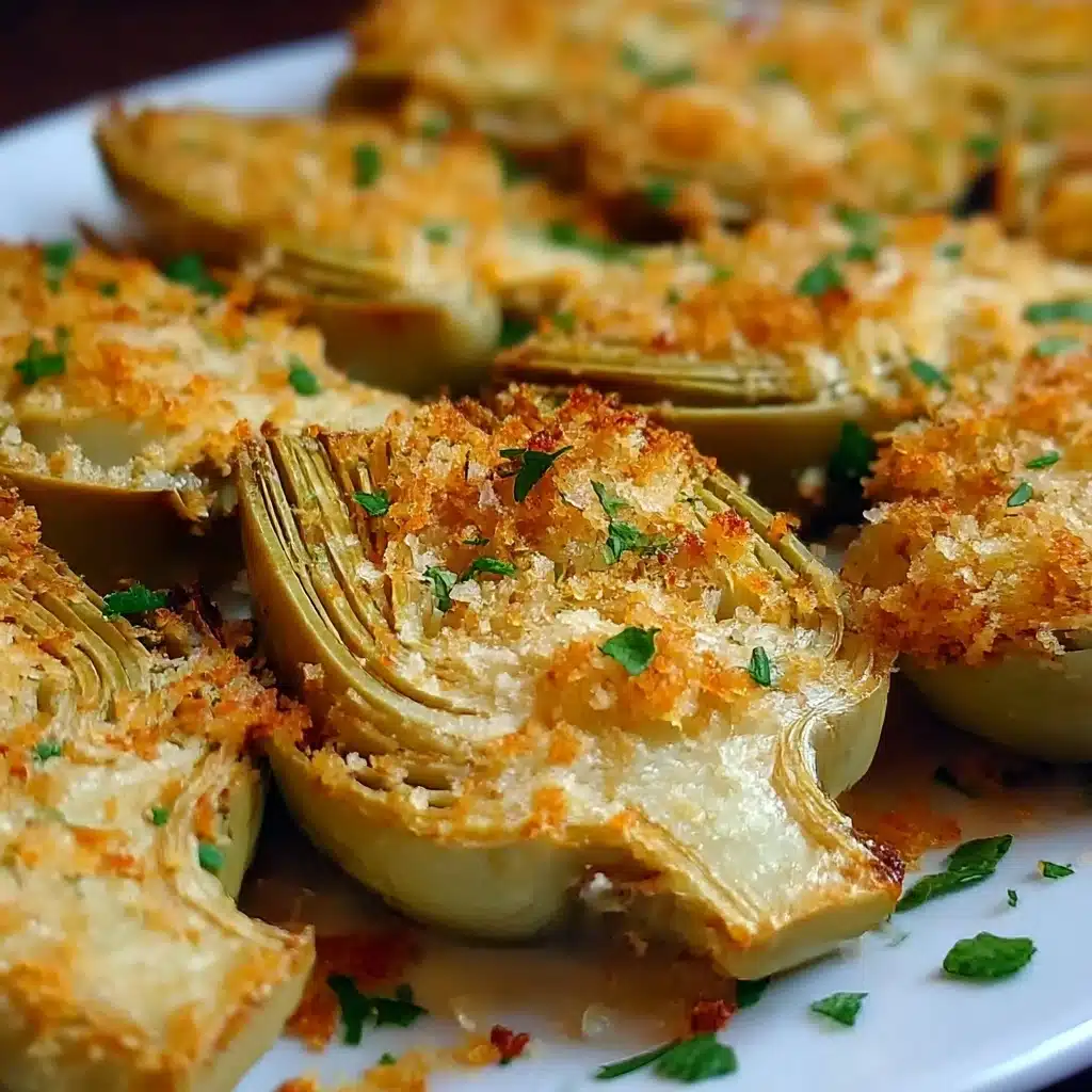 Crispy Parmesan Artichoke Hearts Recipe - Recipe Image