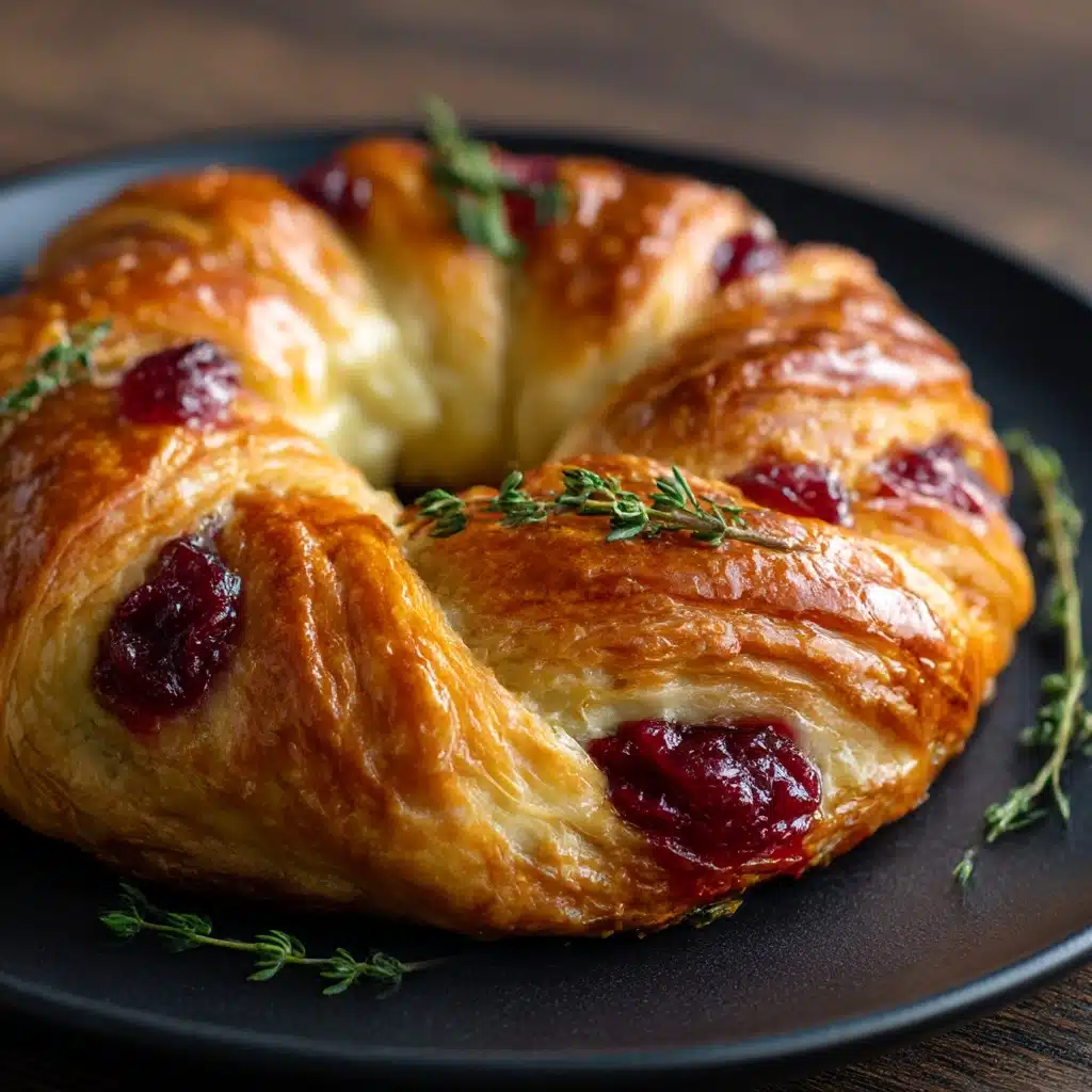 Turkey Cranberry Crescent Ring Recipe - Recipe Image