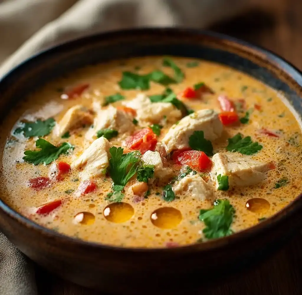 Crock Pot Creamy Chicken Parmesan Soup Recipe