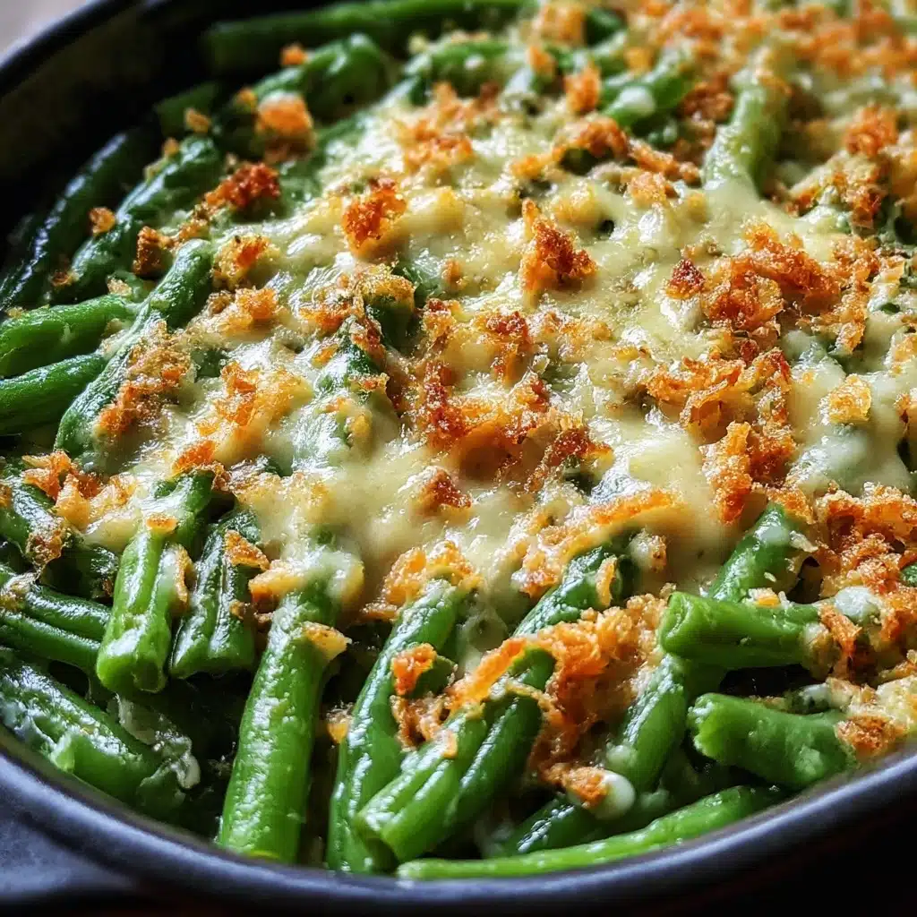 Cheesy Garlic Green Beans Recipe - Recipe Image