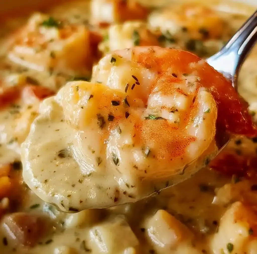 Cheddar Bay Biscuit Seafood Pot Pie