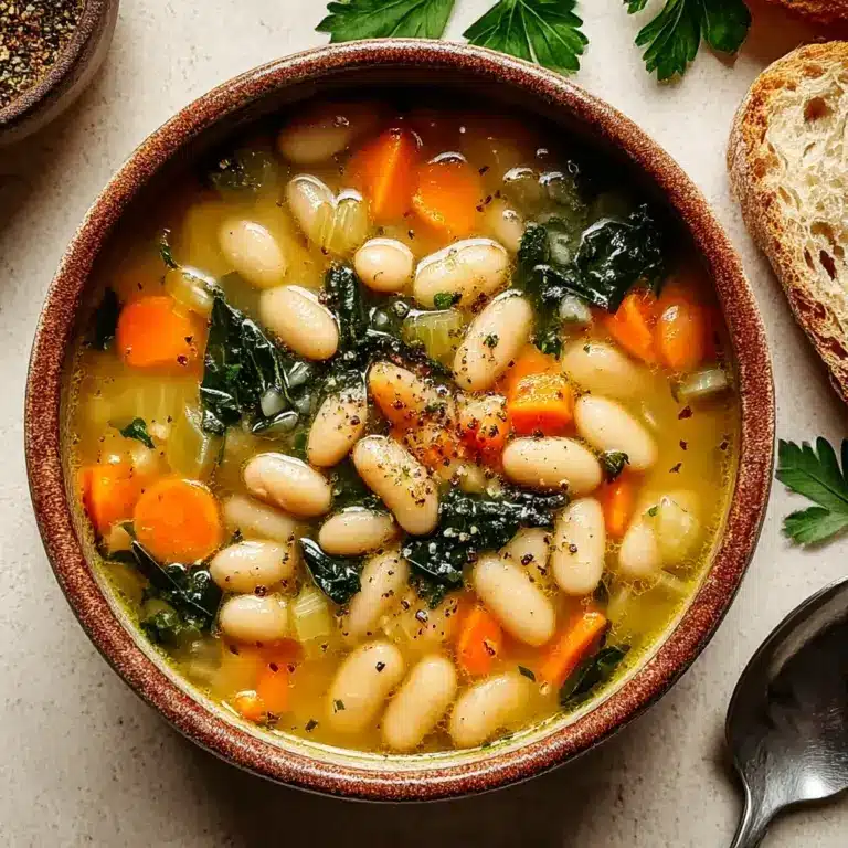 Hearty Tuscan White Bean Soup Recipe