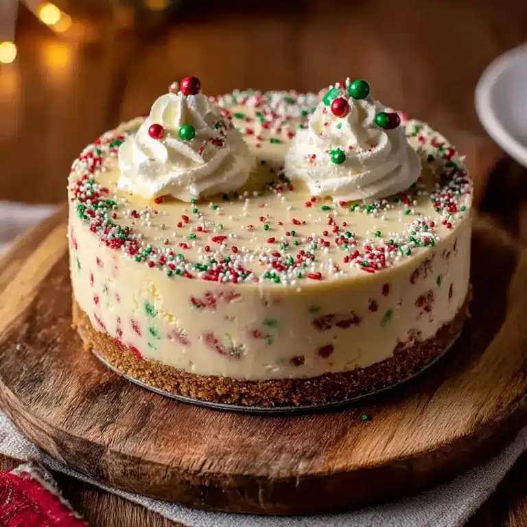 Sugar Cookie Cheesecake – A Sweet and Creamy Dessert Delight