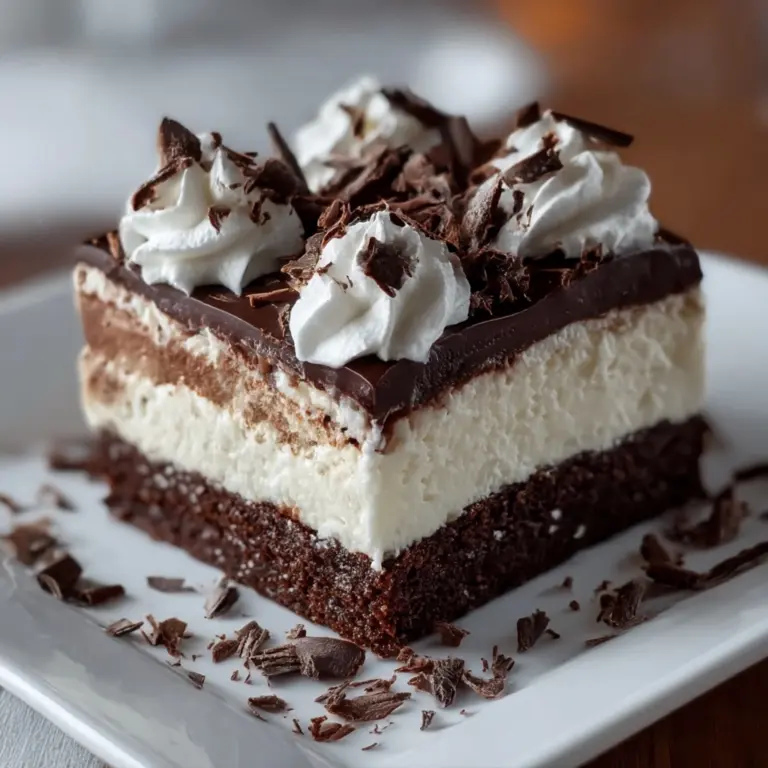 Brownie Refrigerator Cake Recipe