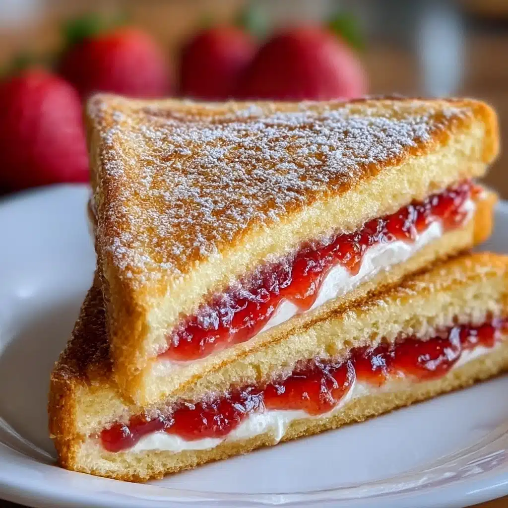 Fried Strawberry Cheesecake Sandwiches Recipe - Recipe Image