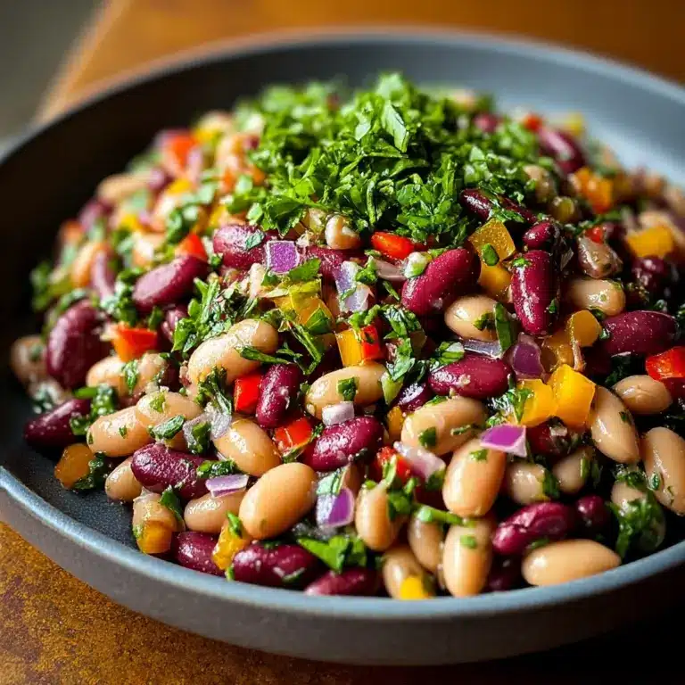 Rainbow Bean Salad Recipe