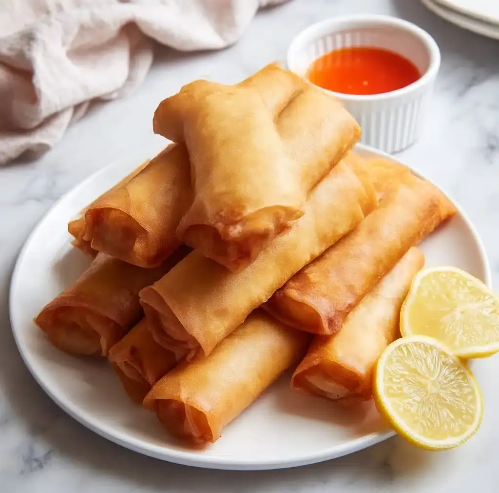 Air Fryer Copycat Panda Express Chicken Egg Rolls Recipe