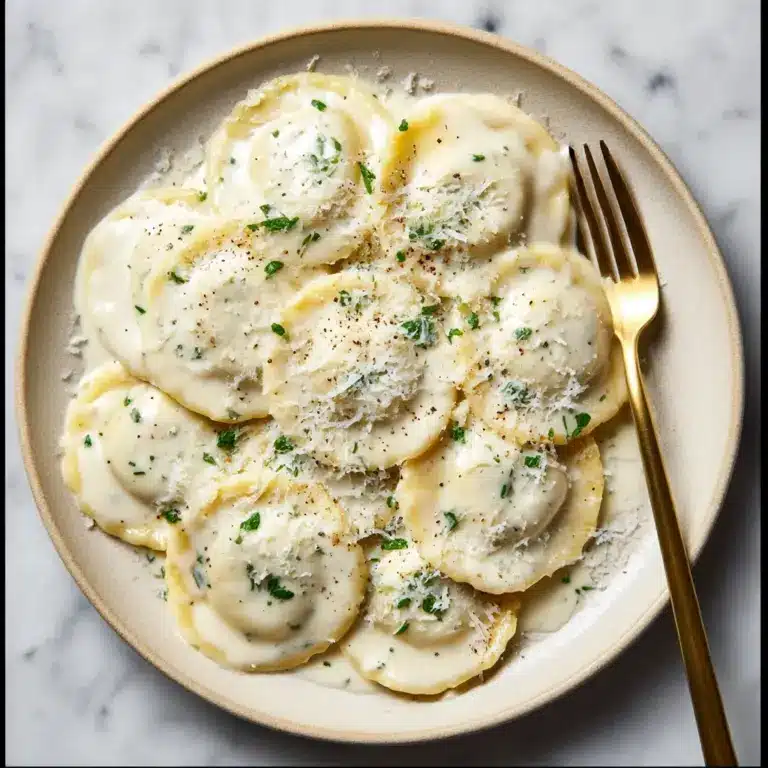 White Wine Cream Sauce for Ravioli Recipe