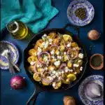 Greek Smashed Potatoes with Feta (Air Fryer or Oven) Recipe