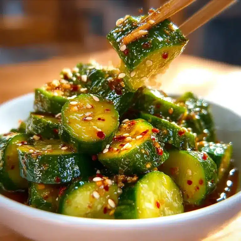 Zesty Quick Spicy Asian Cucumber Salad Recipe Delight Recipe