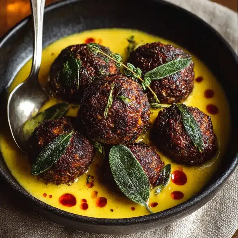 Turkey Meatballs Pumpkin Sage Sauce: A Delicious Fall Recipe