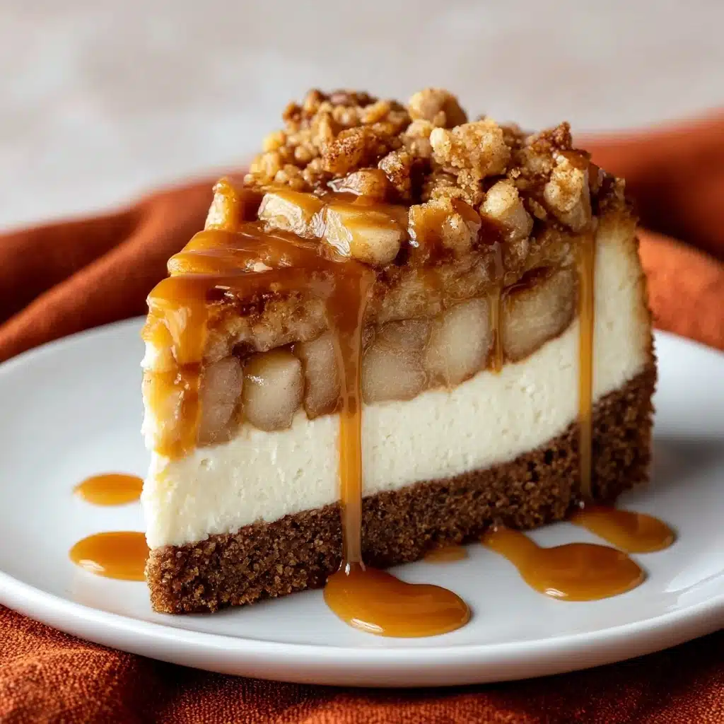 Caramel Apple Crumble Cheesecake: Perfectly Smooth Every Time
 - Recipe Image