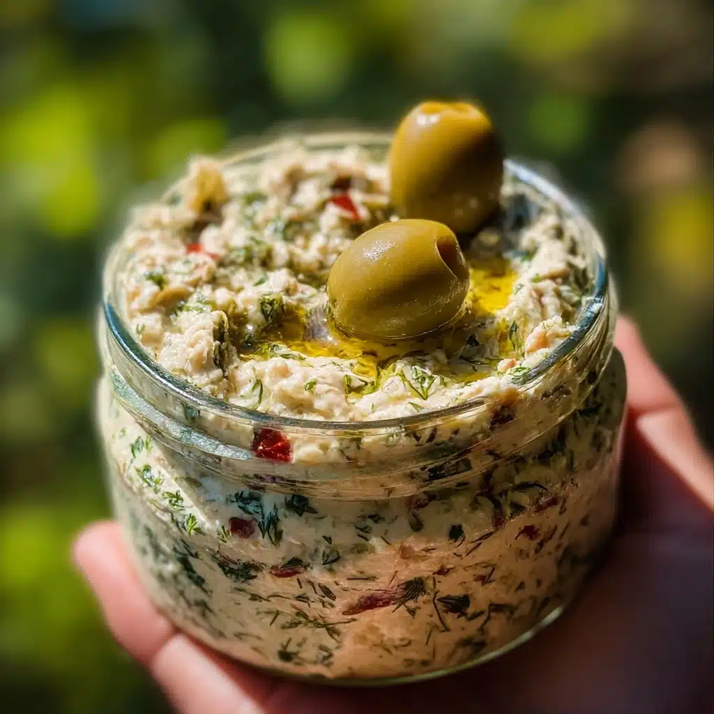 Olive Lovers’ Dream Dip – Creamy Feta & Green Olive Spread Recipe - Recipe Image