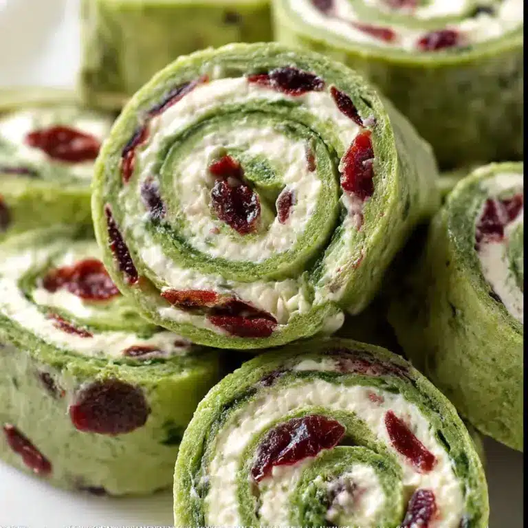 Tasty Christmas Cranberry Pinwheels Recipe