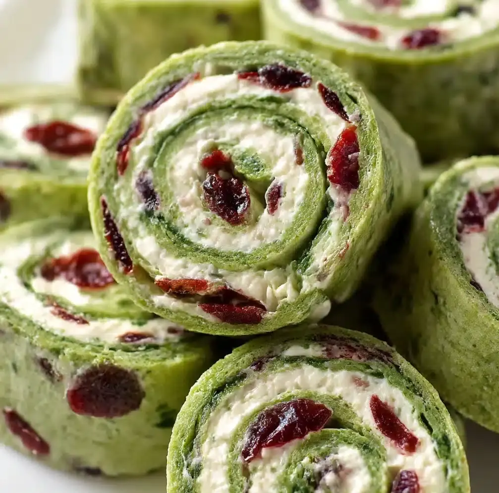 Tasty Christmas Cranberry Pinwheels Recipe